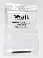Wraith Precision GP Wraith Precision AR15 Lower Parts, Pivot/Takedown Pin Spring, Qty 1