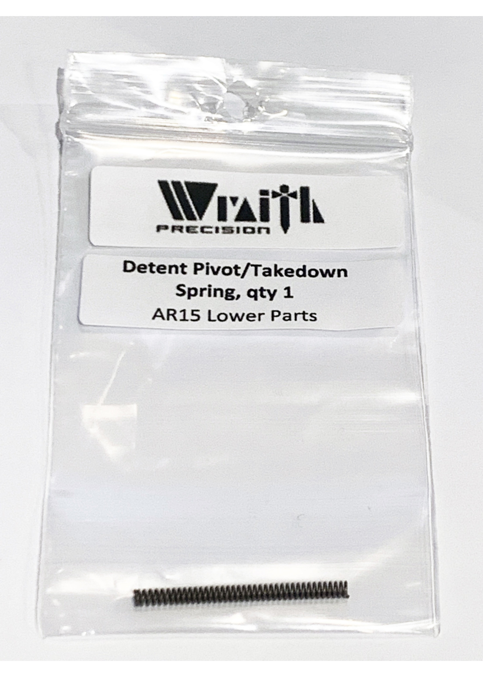 Wraith Precision Wraith Precision AR15 Lower Parts, Pivot/Takedown Pin Spring, Qty 1
