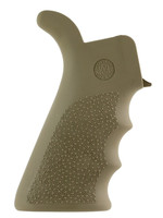Hogue Hogue AR-15 / M16: OverMolded Rubber Beavertail Grip with Finger Grooves - FDE