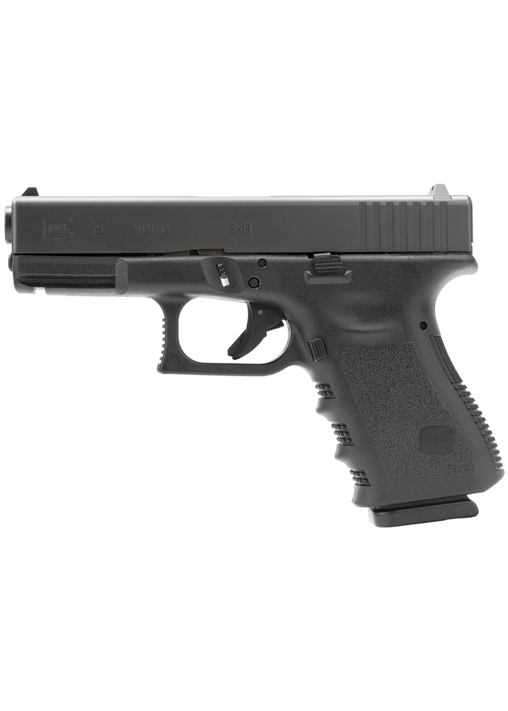 Glock Glock 19 G3, 9mm, 4.01", Fixed Sights, Black, 10+1, CA Compliant