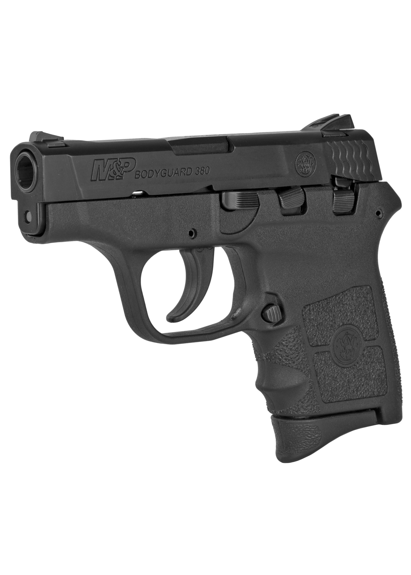 Smith and Wesson (S&W) Smith & Wesson, M&P Bodyguard, Double Action Only, Semi-Automatic, Polymer Frame Pistol, Sub-Compact, 380ACP, 2.75" Barrel, Armornite Finish, Black, Fixed Sights, 6 Round, 2 Magazines