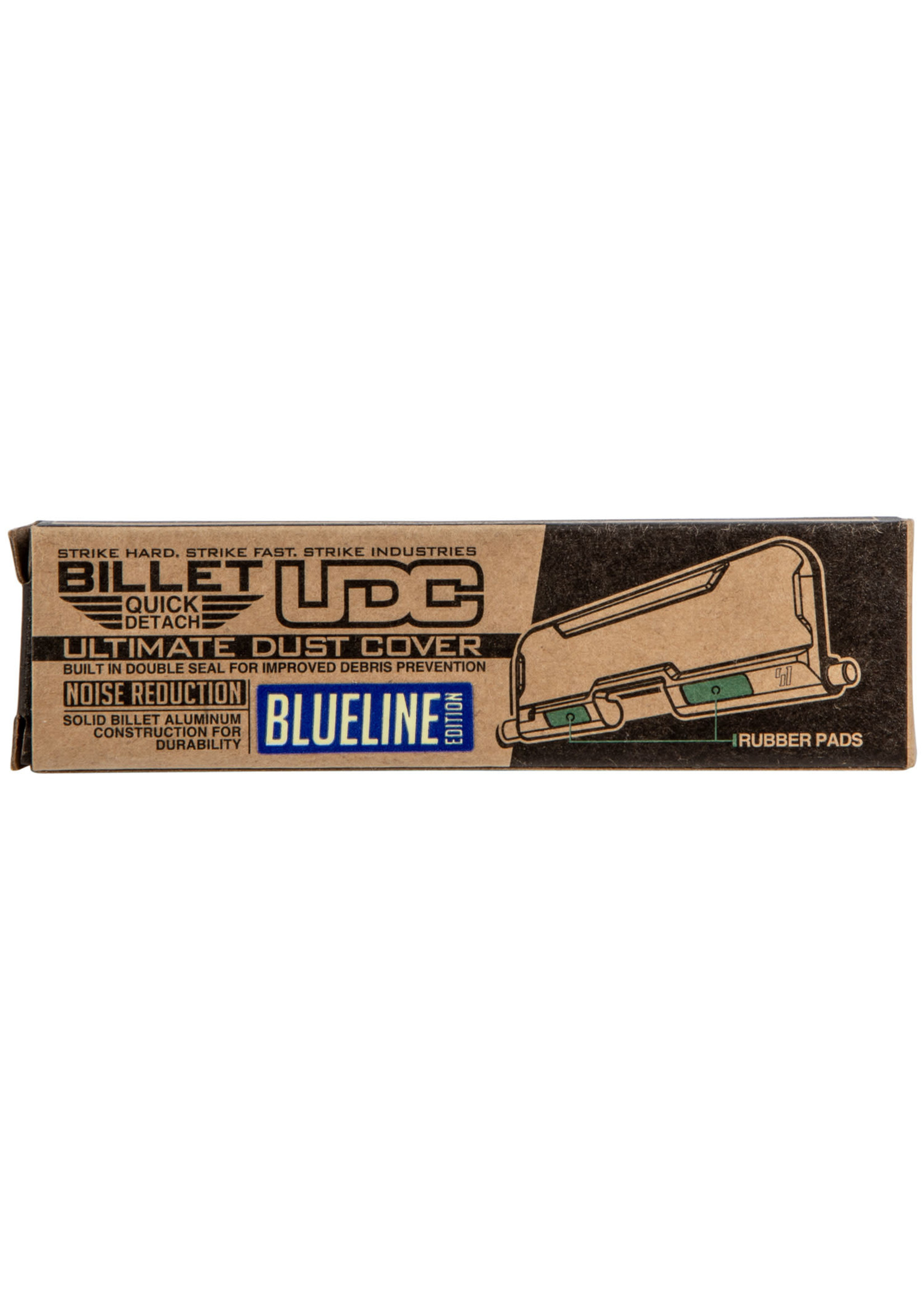 Strike Industries Strike Ultimate Dust Cover Billet AR-15, M4, M16 Blue Aluminum