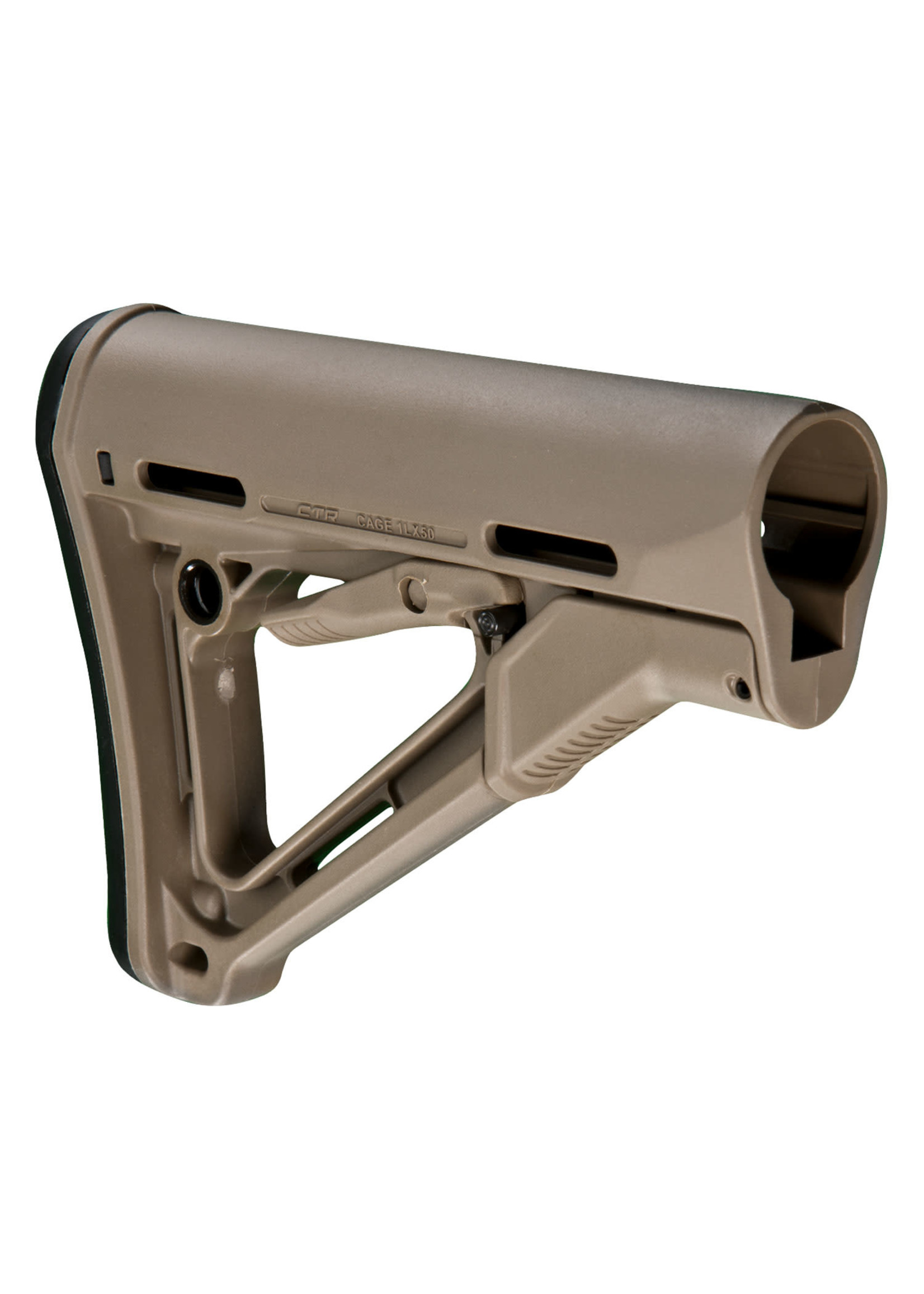 Magpul Magpul CTR Carbine Stock Flat Dark Earth Synthetic for AR-15, M16, M4 with Mil-Spec Tube (Tube Not Included)