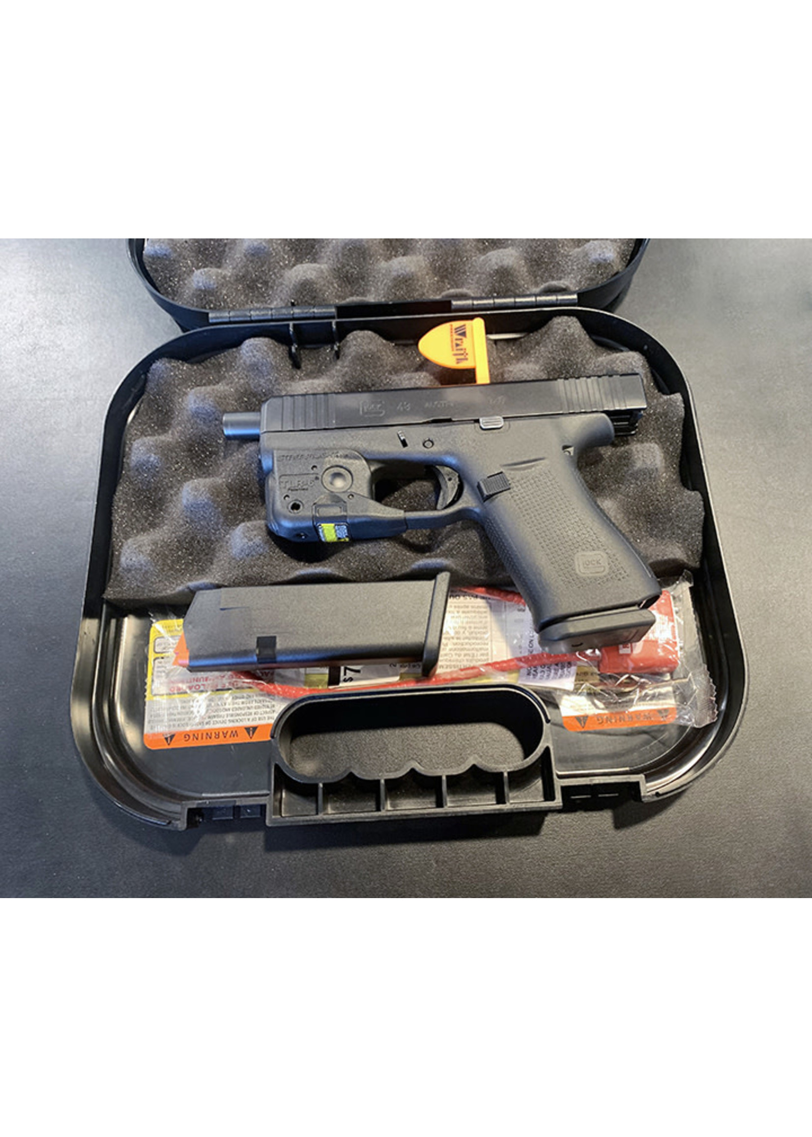 Glock PREOWNED Glock 48, 9mm, Black, 10+1 - includes Streamlight TLR-6 and 2 Magazines