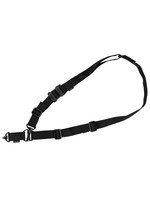 Magpul Magpul MS4 QDM Sling made of Black Nylon Webbing with 1.25" W, Adjustable One-Two Point Design & Swivels for AR Platforms