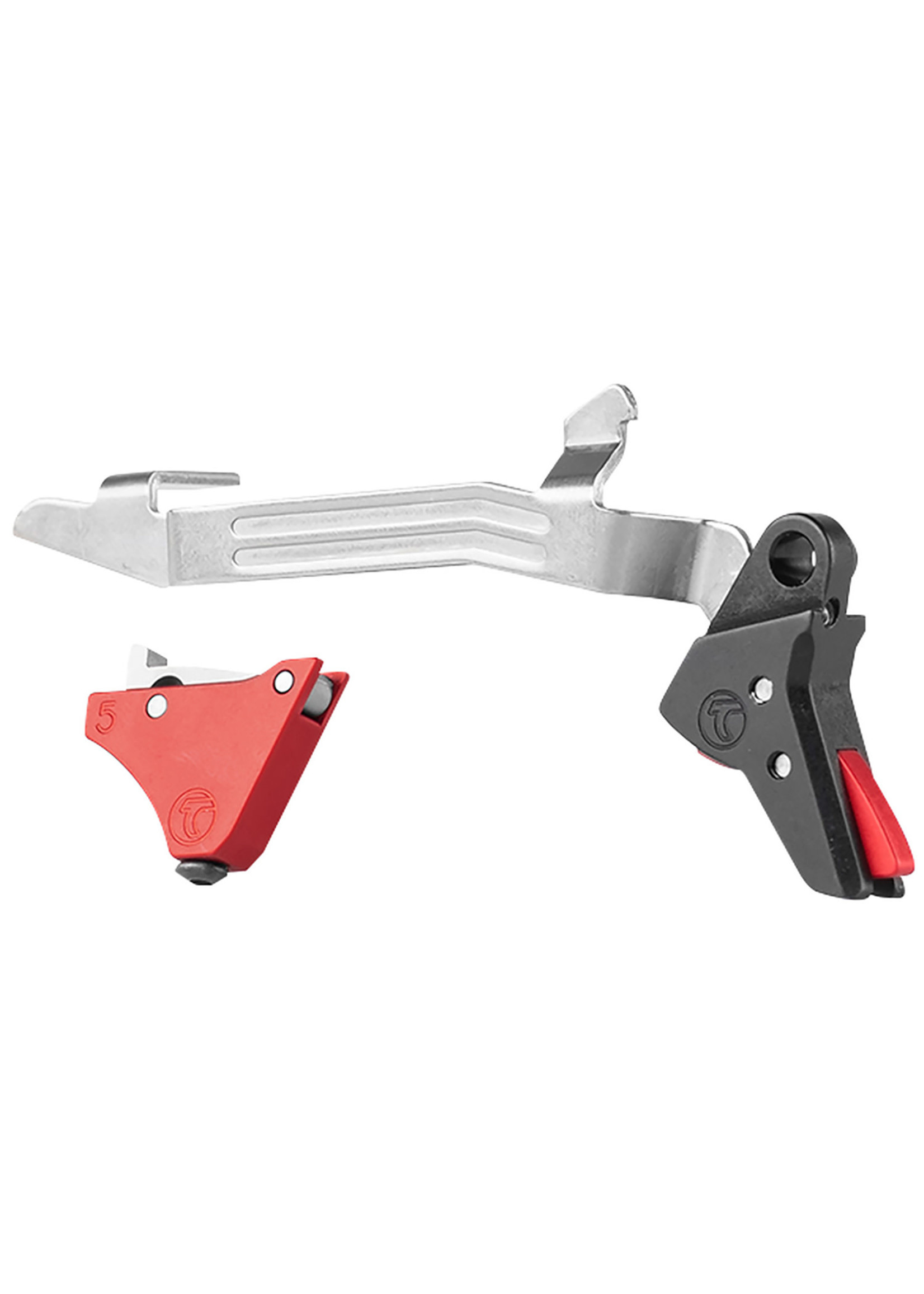 Timney Triggers Timney Triggers Alpha Competition 3 lbs Draw Weight & Black/Red Finish for Glock 17, 19, 34 (Gen 5)
