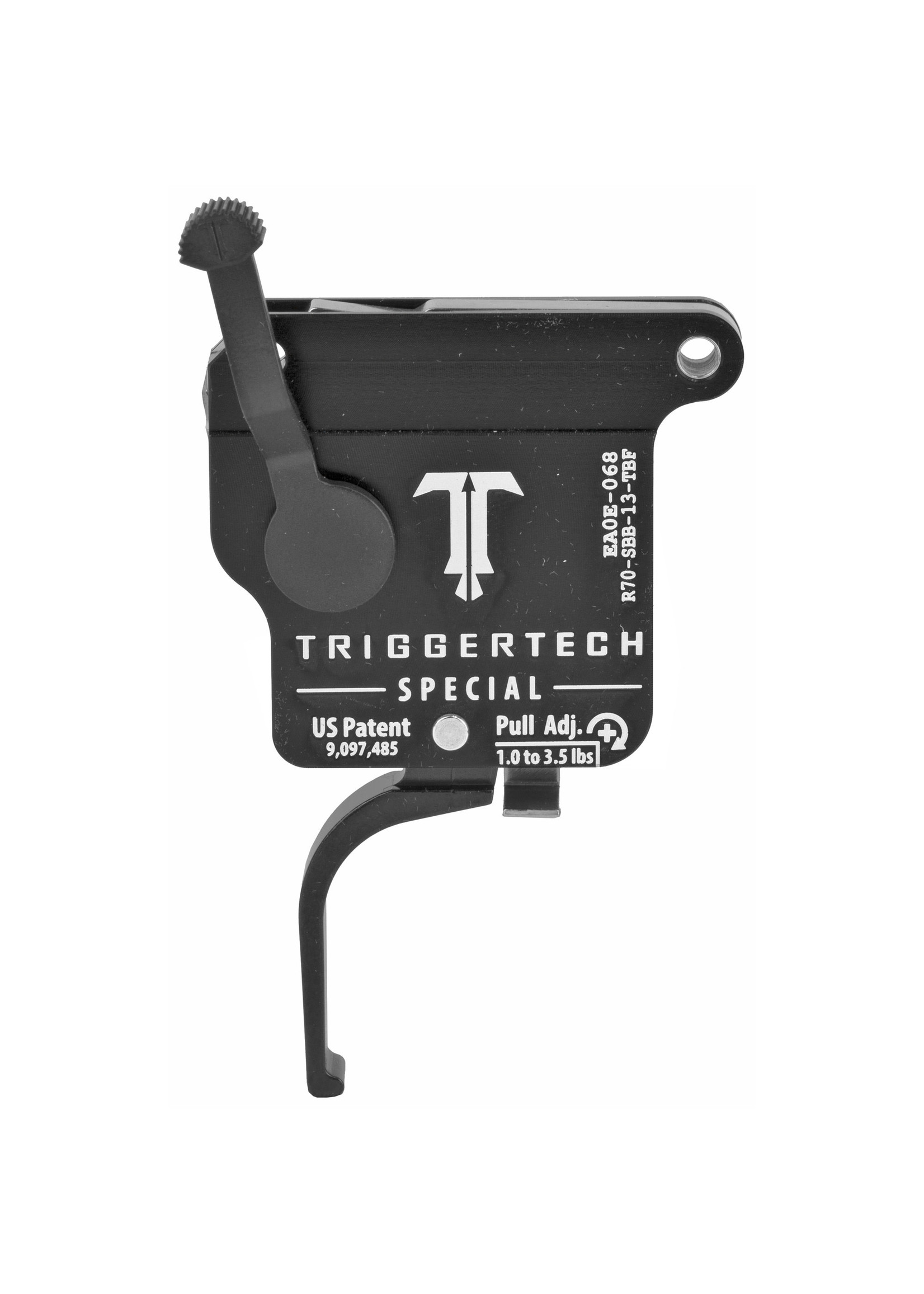 Trigger Tech TriggerTech, Trigger, 1.0-3.5LB Pull Weight, Fits Remington 700, Special Flat Trigger, Bolt Release Model, Right Hand, Adjustable, Black Finish, Includes Installation Tools, Instruction Book, & TriggerTech Patch