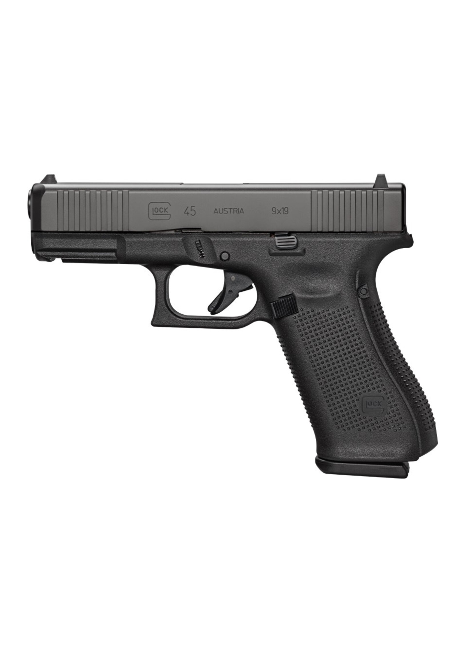 Glock Glock G45 G5, 9MM, 17+1, 4.0," MOS,  3-17RD MAGS, FRONT SERRATIONS