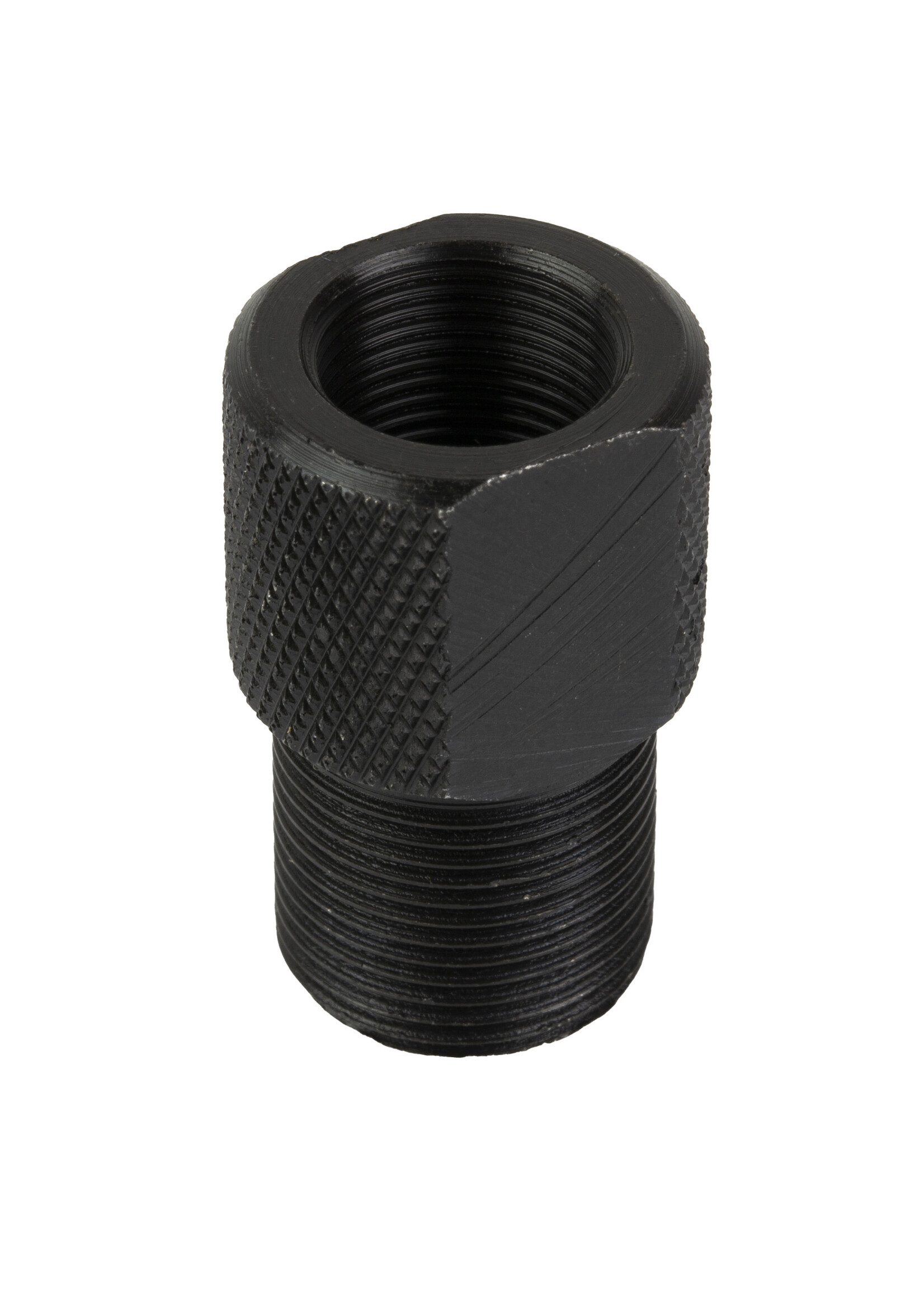 GrovTec GrovTec, Thread Protector Converter, 1/2"-28 to 5/8"-24, Black Oxide