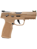 Sig Sauer Sig Sauer 322CCOYTACPAC P322 Full Size 22 LR 20+1 4" Black Steel w/Threaded Barrel Adapter Barrel/ Coyote Cerakote Optic Ready/Serrated Slide/ Coyote Tan Steel Frame w/Picatinny Rail/ Coyote Polymer Grip Module Grips Ambidextrous