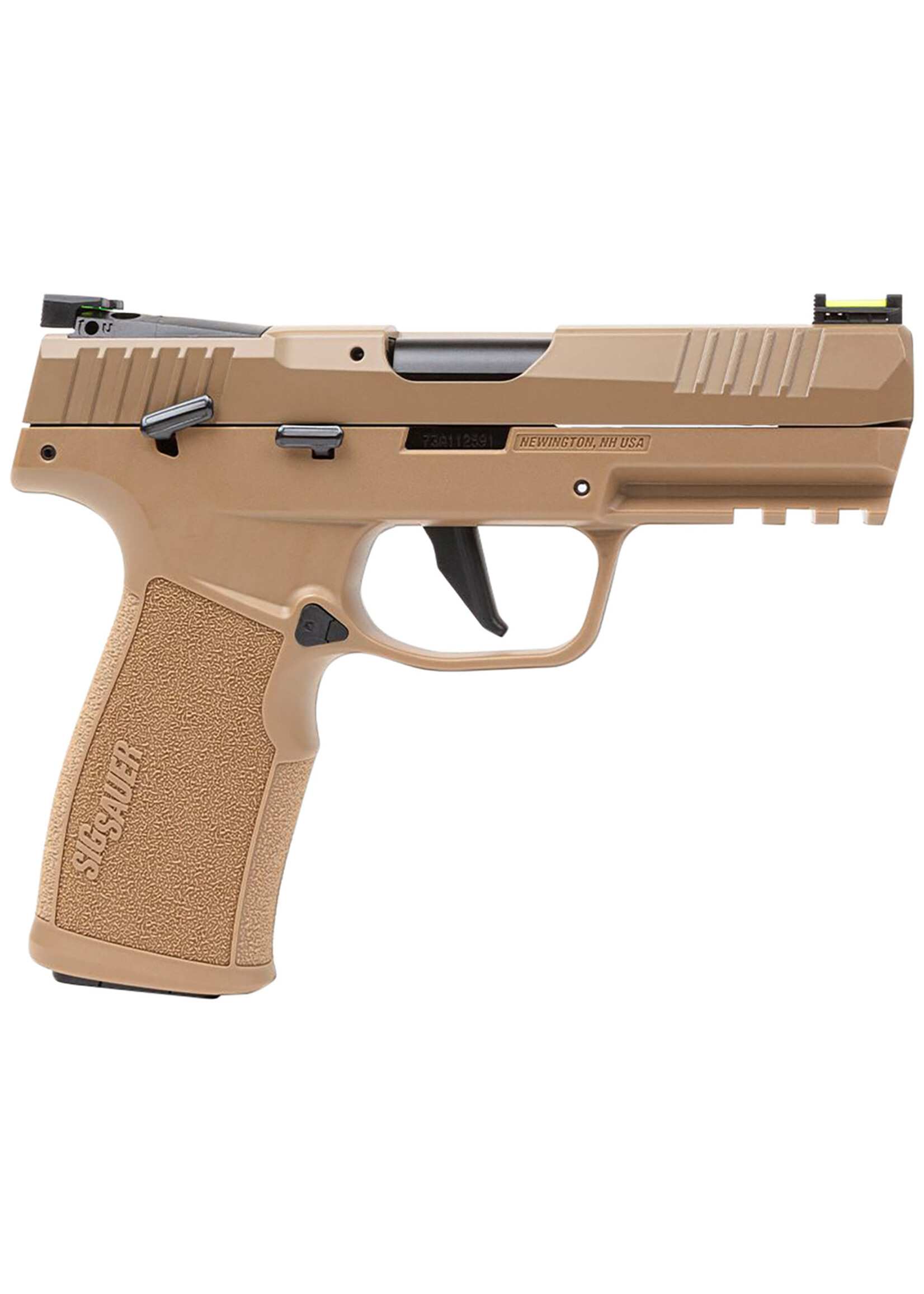 Sig Sauer SPECIAL ORDER Sig Sauer 322CCOYTACPAC P322 Full Size 22 LR 20+1 4" Black Steel w/Threaded Barrel Adapter Barrel/ Coyote Cerakote Optic Ready/Serrated Slide/ Coyote Tan Steel Frame w/Picatinny Rail/ Coyote Polymer Grip Module Grips Ambidextrous