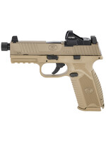 FN SPECIAL ORDER FN 66100845 509 Tactical 9mm Luger 17+1/24+1 4.50" Threaded Barrel, Flat Dark Earth Polymer Frame w/Mounting Rail, Optic Cut FDE Stainless Steel Slide, No Manual Safety, Includes Viper Red Dot
