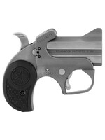 Bond Arms Bond Arms BARN Roughneck 9mm Luger 2rd 2.50" Stainless Steel Double Barrel w/Bead Blasted Frame, Blade Front/Fixed Rear Sights, Rebounding Hammer, Rubber Grip, Manual Safety