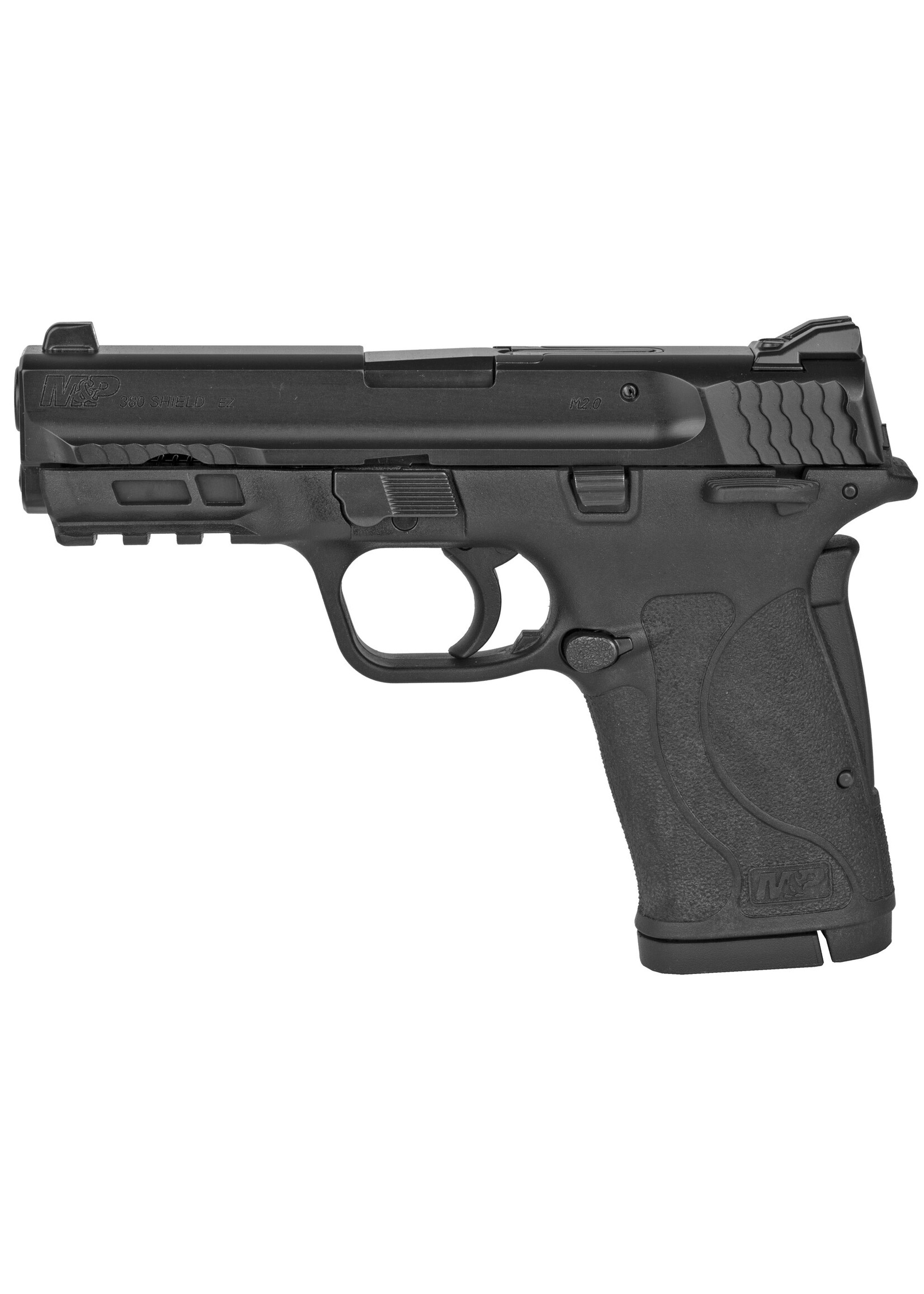 Smith and Wesson (S&W) Smith & Wesson 11663 M&P Shield EZ Compact Slim 380 ACP 8+1 3.67" Black Armornite Barrel & Serrated Slide, Matte Black Polymer Frame w/Picatinny Rail, Black Polymer Grips Right Hand