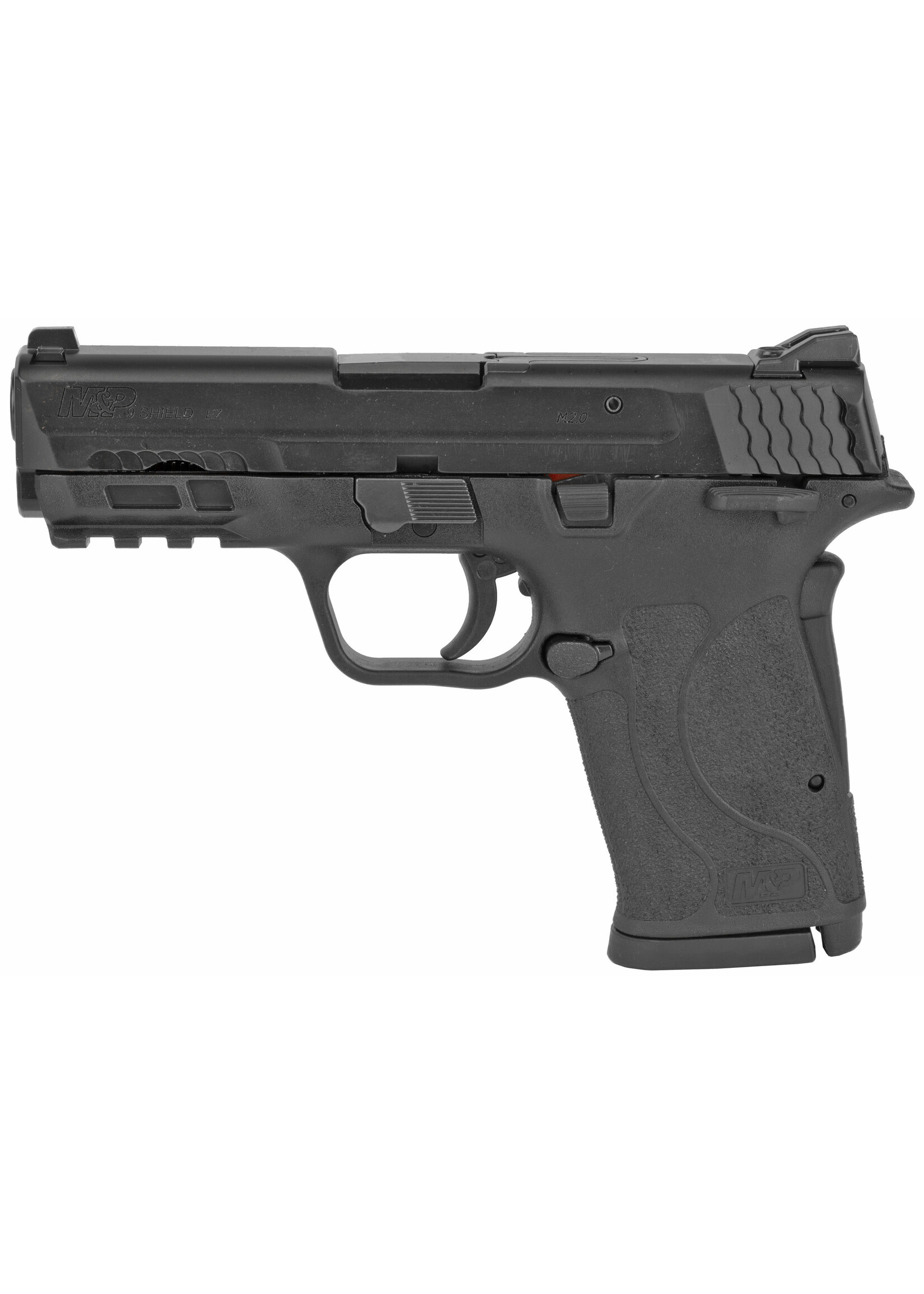 Smith and Wesson (S&W) Smith & Wesson 12436 M&P Shield EZ M2.0 Compact Slim 9mm Luger 8+1 3.67" Black Armornite Barrel & Serrated Slide, Matte Black Polymer Frame w/Picatinny Rail Black Polymer Grips Right Hand