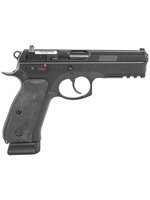 CZ USA CZ-USA 75 SP-01 9mm 19rd Blk Handgun w/Polycoat Steel, FO Front/Fixed Rear, Manual Safety, Blk Rubber Grips 89152