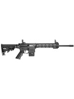 Smith and Wesson (S&W) Smith & Wesson 10208 M&P15 Sport 22 LR 25+1 16.50" Carbon Steel Barrel, 6 Position CAR Stock, 2" M-Lok Rail Panel Included, 10" M&P Slim Handguard With M-Lok, Magpul MBUS Folding Sights, 2 Position Safety, Optics R