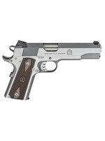 Springfield Armory Springfield Armory PX9420S 1911 Garrison 45 ACP 7+1, 5" Stainless Match Grade Steel Barrel, Stainless Steel Serrated Slide, Stainless Steel Frame w/Beavertail, Thin-Line Wood Grip, Right Hand