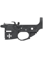 Spike's Tactical Spikes Tactical STLB960 Rare Breed Crusader 9mm Luger, Black Anodized Aluminum for AR-Platform