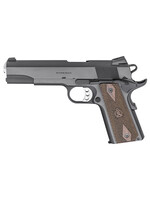 Springfield Armory Springfield Armory PX9420 1911 Garrison 45 ACP 7+1 5" Barrel, Blued Carbon Steel Frame w/Beavertail, Serrated Slide, Thin-Line Wood Grips Feature Double-Diamond Pattern & Crossed Cannon Logo, SAO