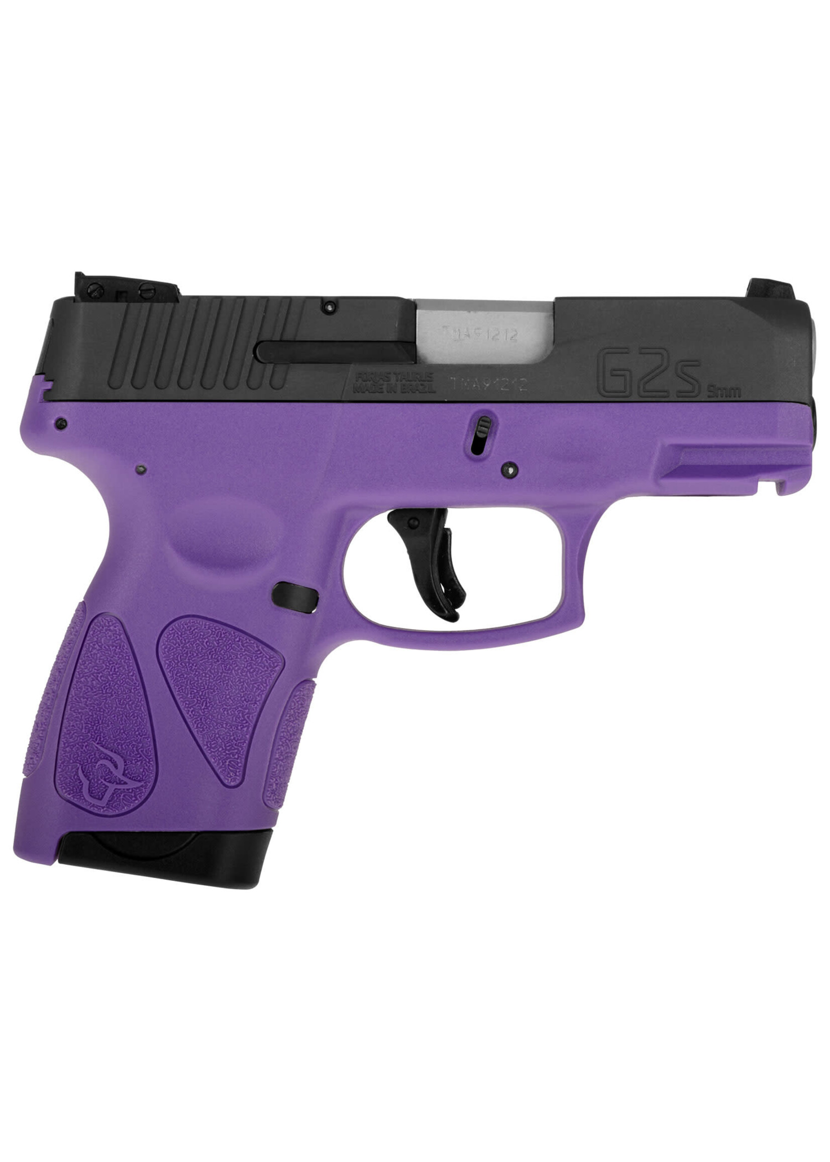 Taurus Taurus 1G2S931DP G2S 9mm Luger 3.26" 7+1 Dark Purple Black Carbon Steel Dark Purple Polymer Grip