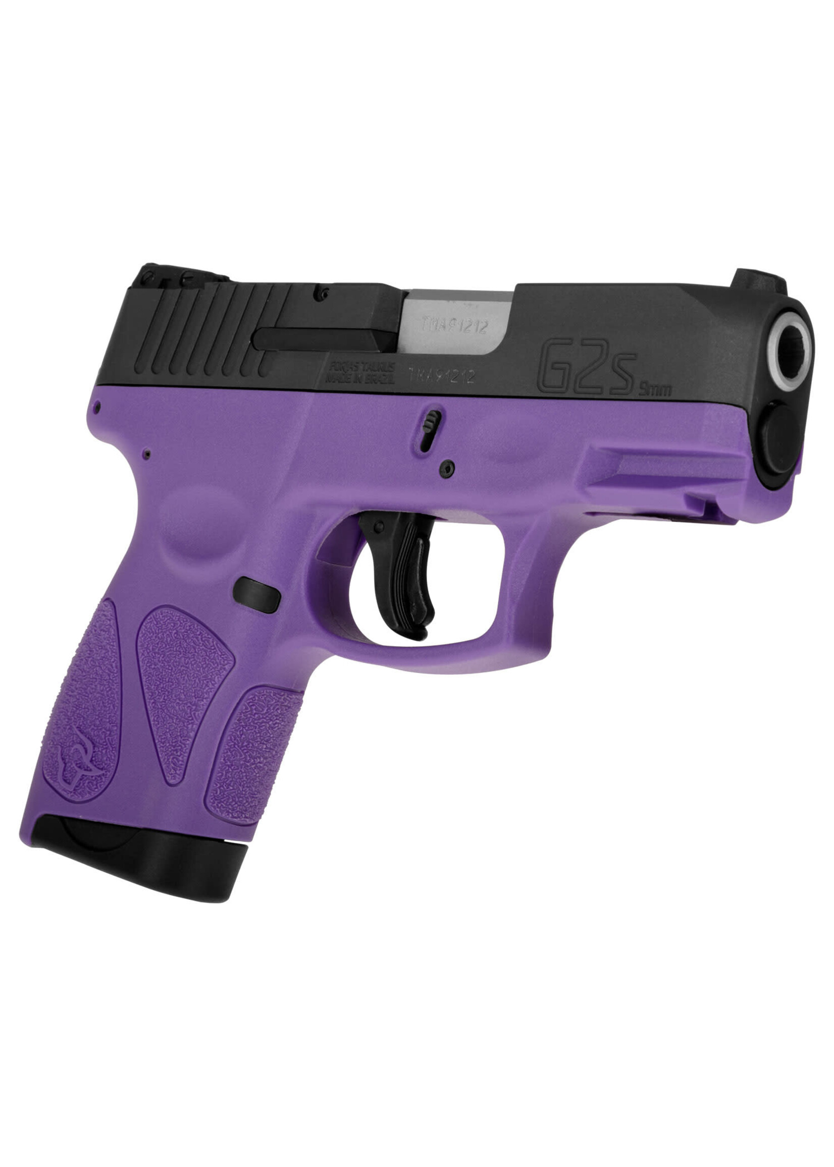 Taurus Taurus 1G2S931DP G2S 9mm Luger 3.26" 7+1 Dark Purple Black Carbon Steel Dark Purple Polymer Grip