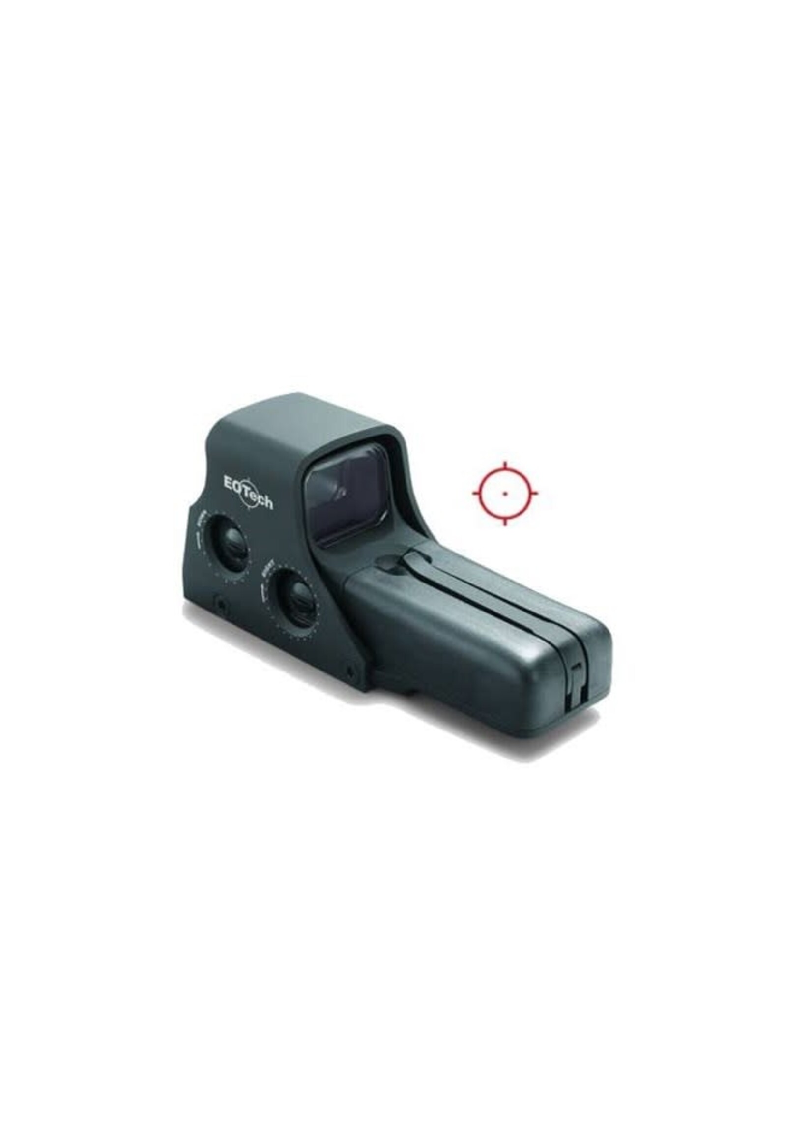 Eotech EOTech, 512 Holographic Sight, Red 68 MOA Ring with 1-MOA Dot Reticle, Rear Button Controls, Black Finish
