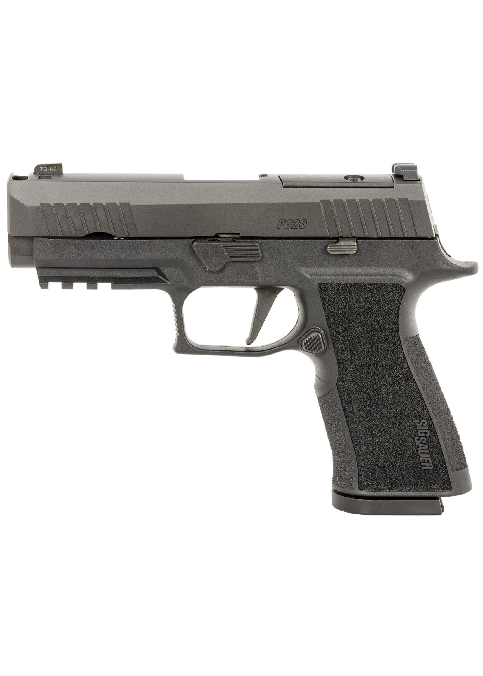 Sig Sauer Sig Sauer 320XCA10COMP P320 XTen COMP Compact Frame 10mm Auto 15+1, 3.80" Black Bull Barrel, Black Nitron Integrated Compensation/Optic Ready/Serrated Stainless Steel Slide, Black Polymer Frame w/Beavertail, Picatinny Rail & XCarry Grip, No Manua