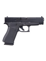 Glock Glock PA4850201 G48 Slim Compact 9mm Luger 10+1 4.17" Black GMB Barrel, Black nDLC Serrated Slide, Black Polymer Frame w/Beavertail, Black Textured Polymer Grip