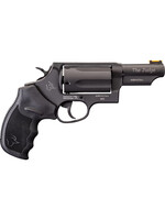 Taurus Taurus 2441031T Judge Compact Frame 45 Colt (LC)/410 Bore 5rd, 3" Matte Black Oxide Steel Barrel, Cylinder & Frame, Black Finger Groove Rubber Grip, Exposed Hammer