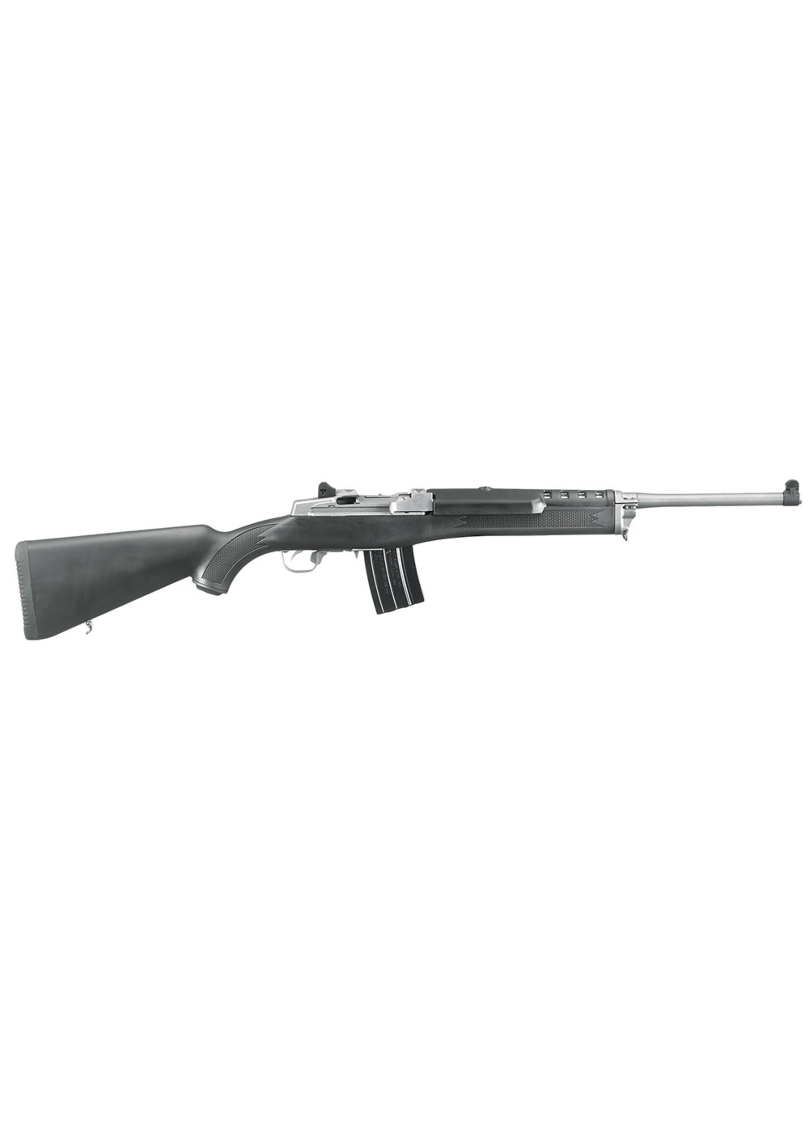 Ruger Ruger 5817 Mini-14 Ranch 5.56x45mm NATO 20+1 18.50" Barrel, Matte Stainless Steel, Synthetic Stock, Optics Ready