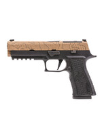 Sig Sauer Sig Sauer 320X510CXR3CWR2 P320 XTen Endure Full Size Frame 10mm Auto 15+1, 5" Black Bull Barrel, Coyote Brown Cerakote Optic Ready/Serrated w/Laser Etched Topographic Pattern Stainless Steel Slide, Black Stainless Steel Frame w/Beavertail & Picat