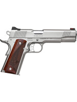 Kimber Kimber, Stainless Target, 1911, Semi-automatic, Full Size, 10MM, 5" Barrel, Matte Finish, Silver, Wood Grips, Fiber Optic Front Sight, 8 Rounds