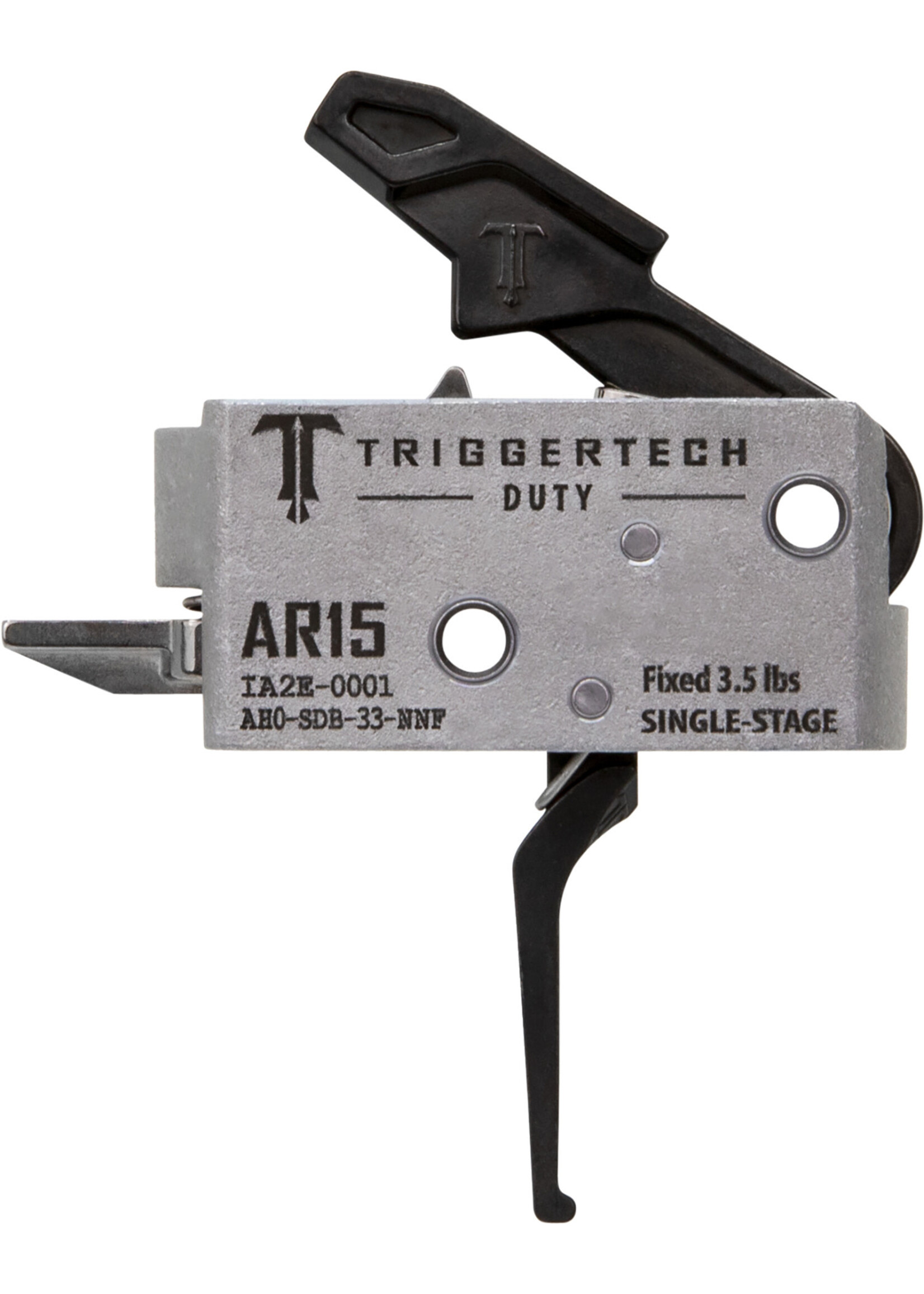 Trigger Tech TriggerTech AH0SDB33NNF Duty Flat Trigger Single-Stage 3.50 lbs Draw Weight Fits AR-15