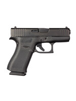 Glock PREOWNED Glock G43X Sub-Compact 9mm Luger 10+1 3.41" Glock Marksman (GMB) Barrel, Black nDLC Serrated Slide, LIKE NEW CONDITION