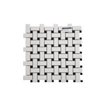 MOS-SBP-BASKET WEAVE WHITE+BLACK