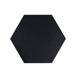10" Black Hexagon