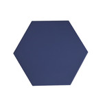 9" Blue Hexagon