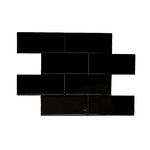 Glass Mosaic Black MDB8