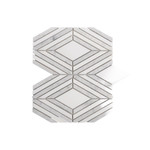 OT-MARBLE MOSIAC-POLISHED TERRANO WITH BIANCO CARRARA