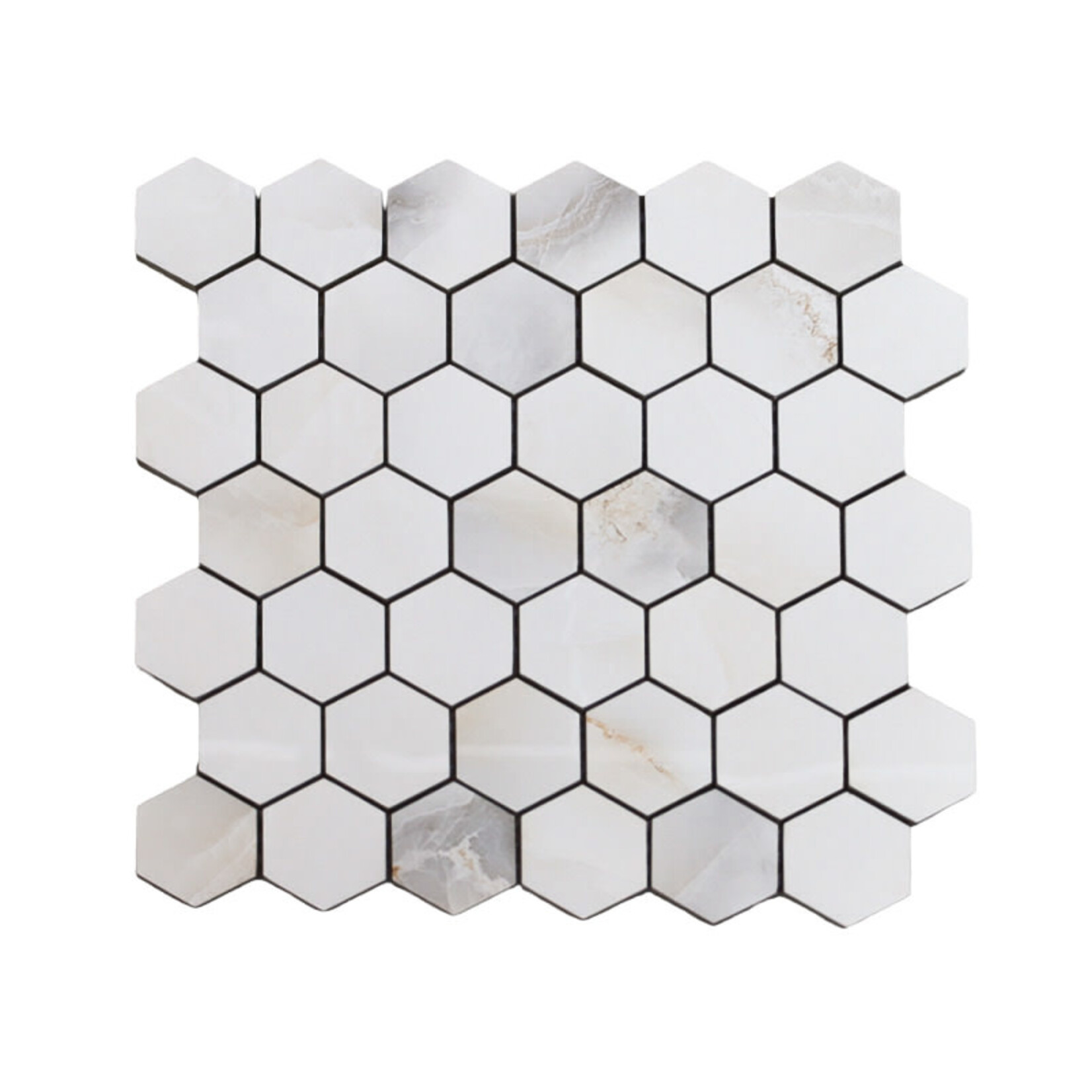 MOS-LPD-Hexagon 2'' 6326 (Onyx Bianco)