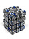 Chessex Set 36 D6 Gemini Blue-Steel/White