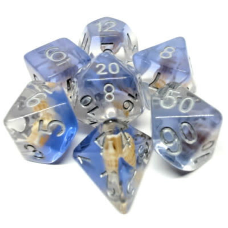 Metallic Dice Game Des coquillage