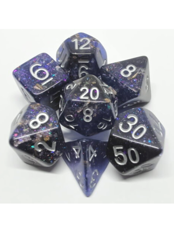 Metallic Dice Game Des Eternels: Bleu et noir