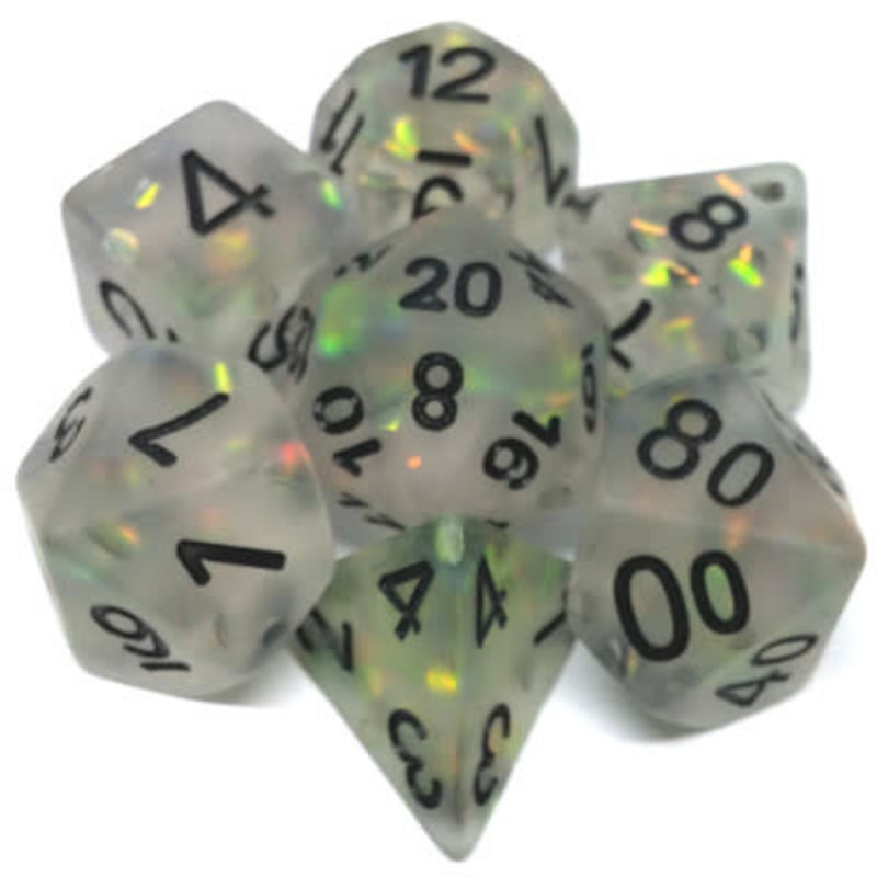 Metallic Dice Game Opale glace: Crystal Givre
