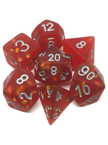 Metallic Dice Game Opale glace: Rouge