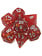 Metallic Dice Game Opale glace: Rouge
