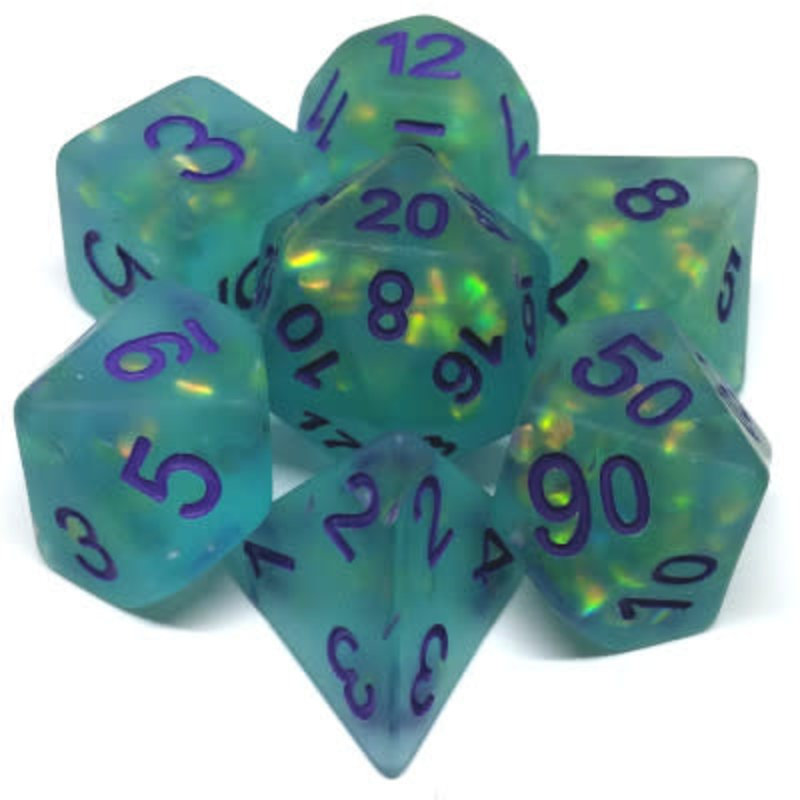 Metallic Dice Game Opale glace: Sarcelle