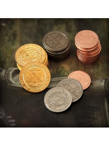 Red Outpost Metal coins upgrade set