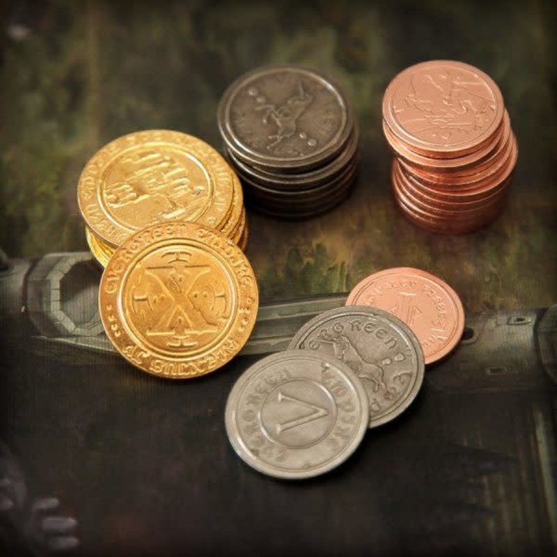 Red Outpost Metal coins upgrade set